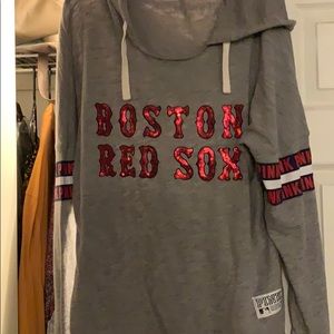 Victoria Secret Red Sox hoodie size L